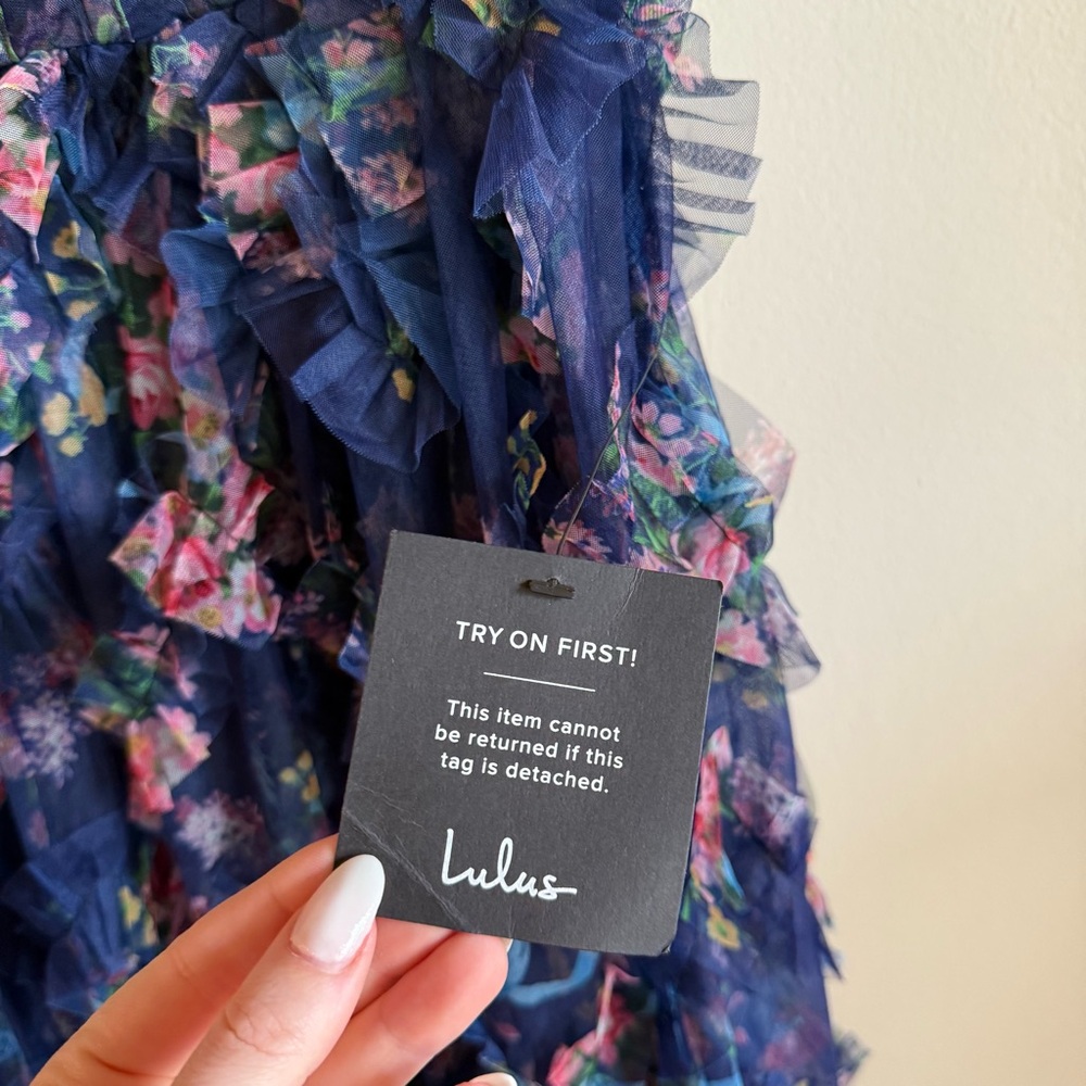 Lulu's Floral & Sheer Maxi - Picture 7 of 13